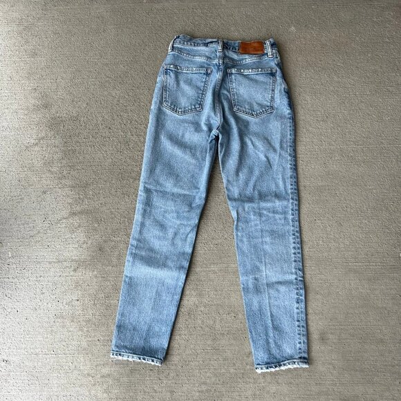 MOUSSY Vintage Women’s Straight Leg Jeans Blue Denim Japan Size 24 - Picture 6 of 7
